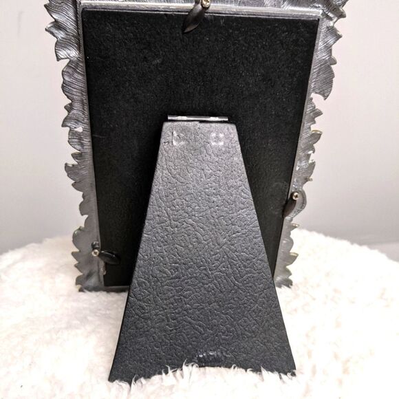 Enameled Floral Photo Frame w/ Dragonfly & Rhinestone Accents - Picture 7 of 9